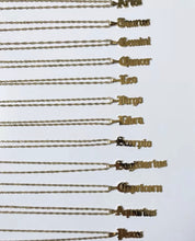 Load image into Gallery viewer, Zodiac Sign Necklace
